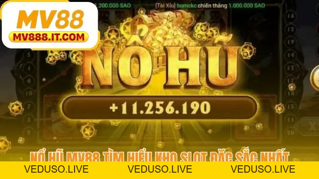 Nổ Hũ MV88 - Sảnh Game Hơn 100 Slot Săn Jackpot 2026